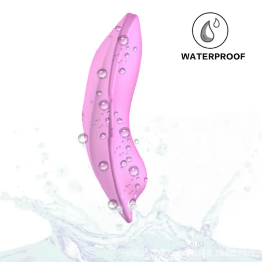 Vibrator Fluture Wireless, Design Subtil, Pozitionare pe Chilot, cu Telecomandă, Waterproof, Roz