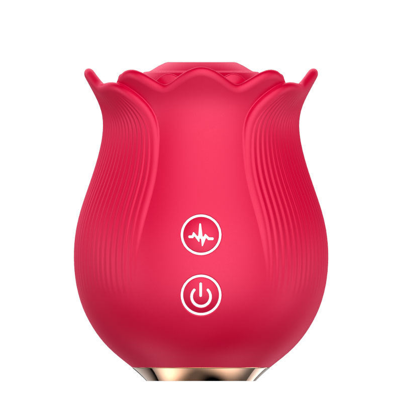 Stimulator cu 12 Frecvențe de Sucțiune, Roșu, Waterproof