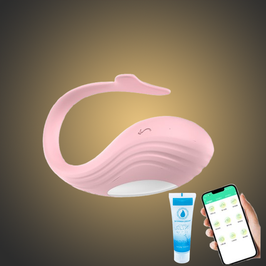 Vibrator cu Aplicație, Stimulare a Clitorisului și a Punctului G, Waterproof + Gel Lubrifiant 25ml