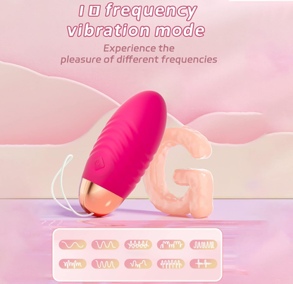 Ou Vibrator Wireless pentru Femei cu Telecomandă, Discret, Silentios, Waterproof